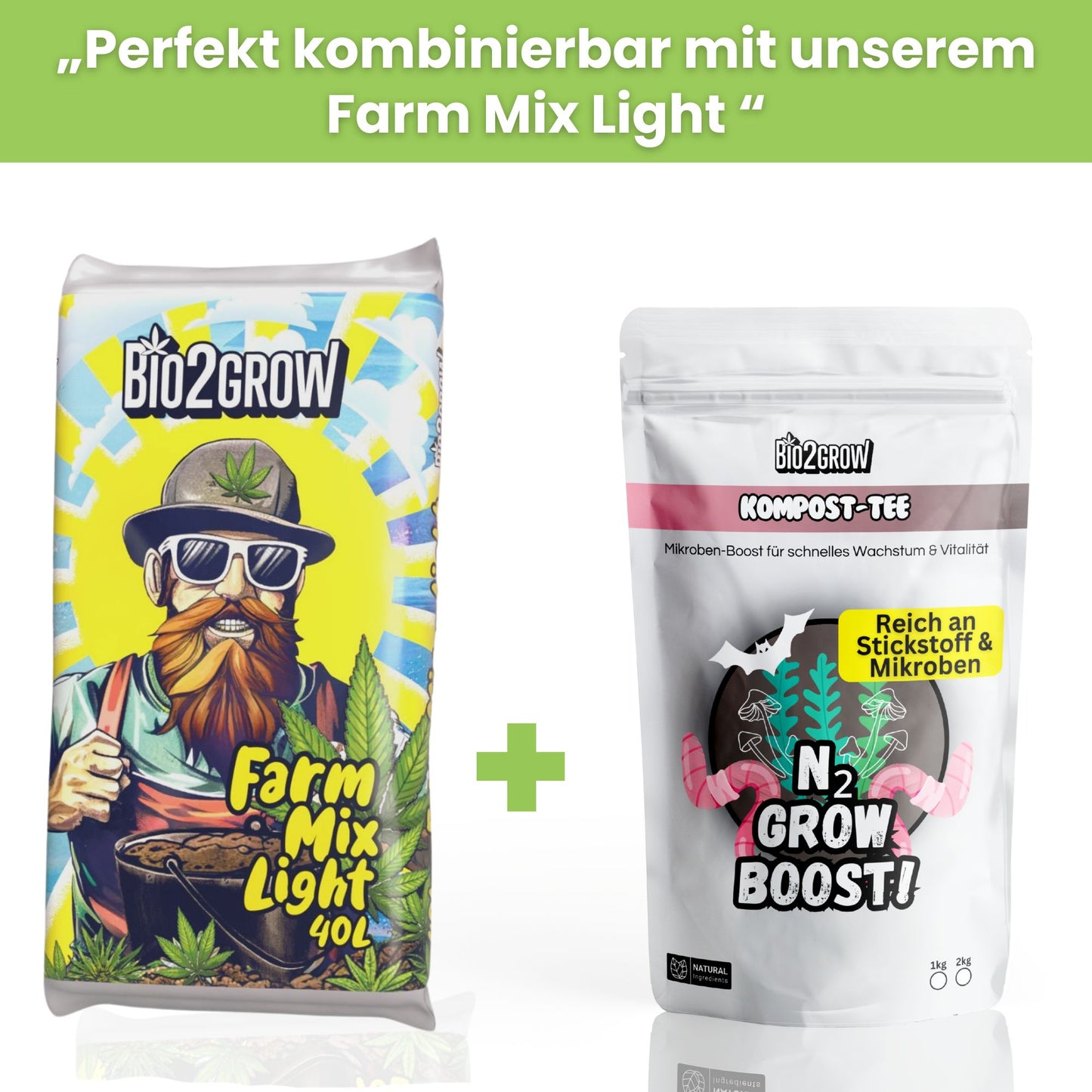 Bio2grow Kompost Tee Wachstum