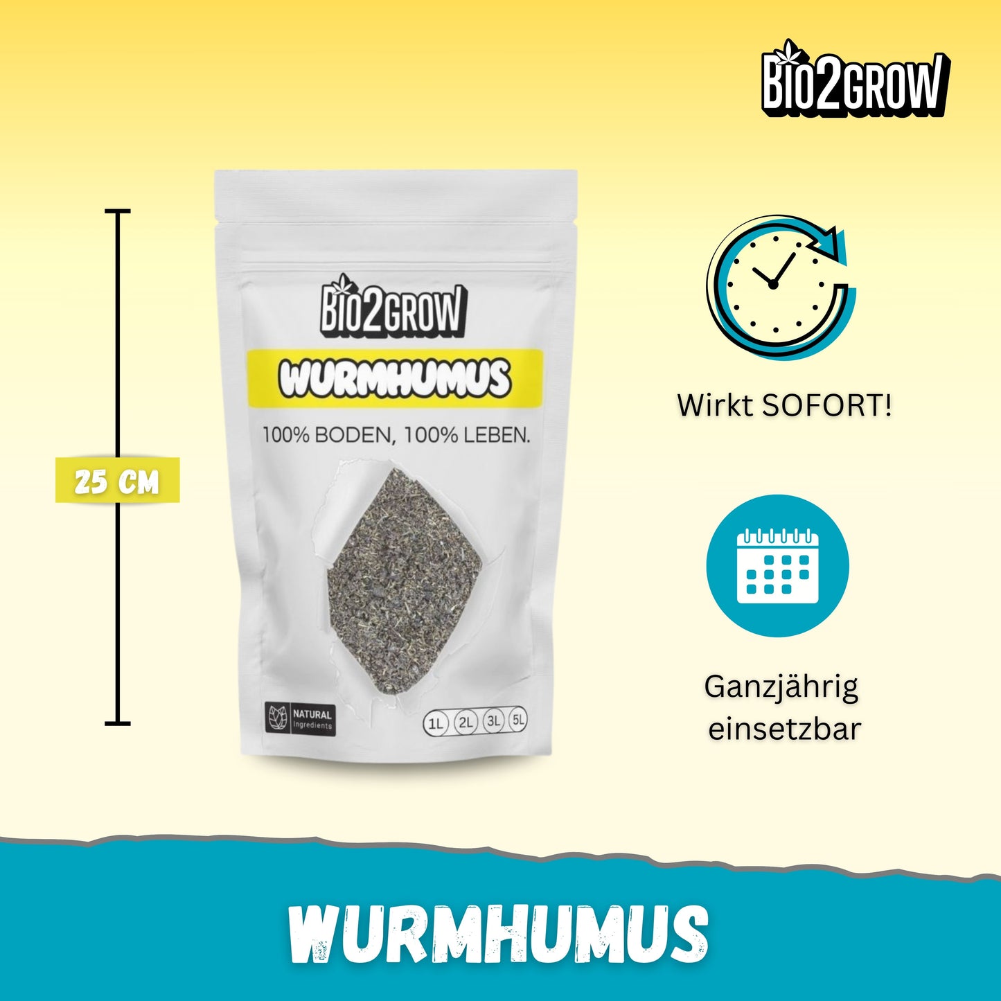 Bio2grow Wurmhumus