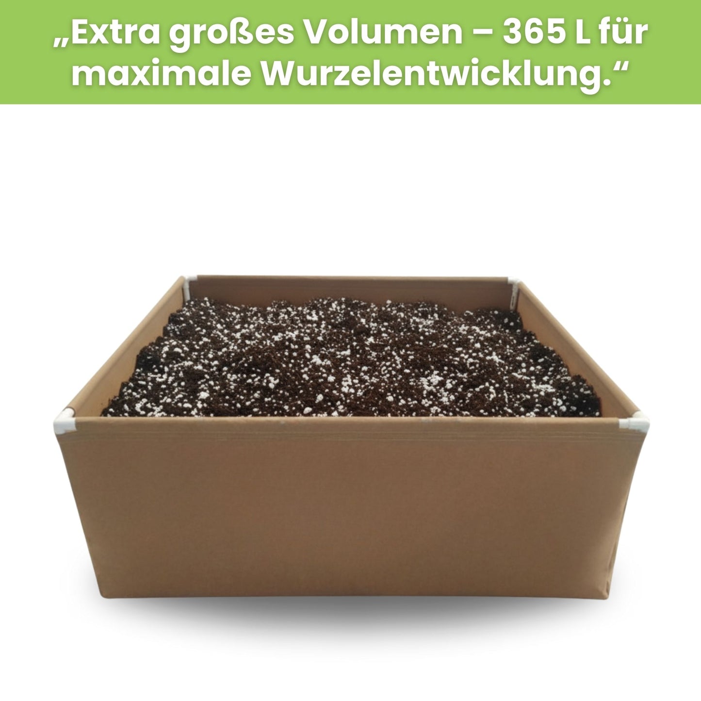 Bio2Grow Living Soil Beet 90x90 cm – Hochwertiges Pflanzbeet für Indoor & Outdoor