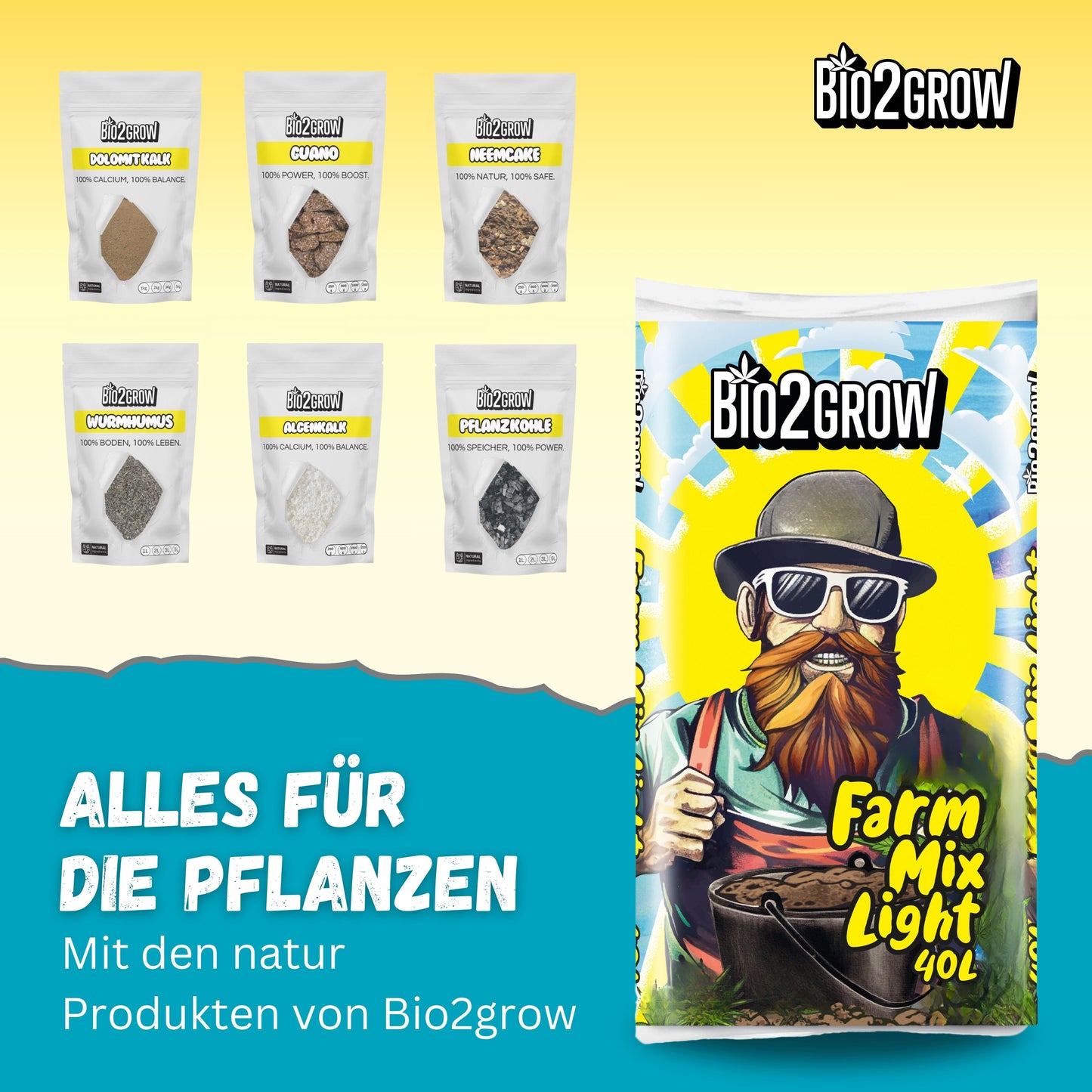 Bio2grow Living Soil - Lebende Erde
