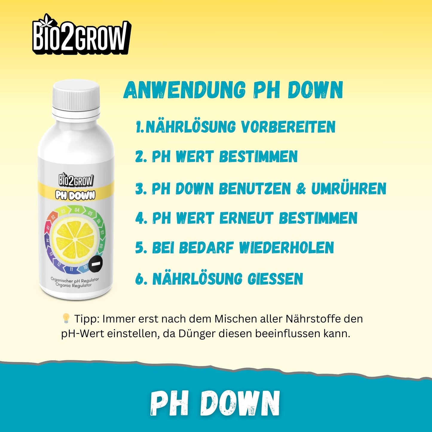 Bio2grow pH Down Regulator - (minus)
