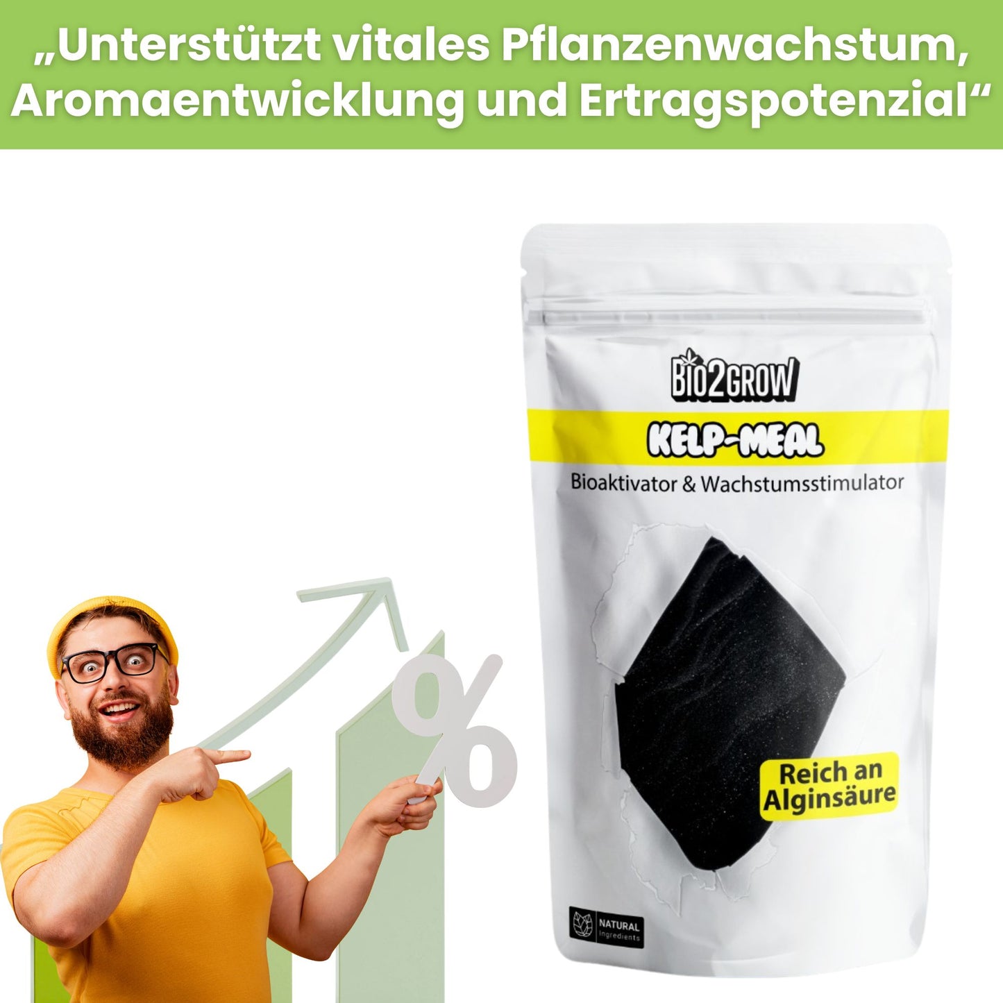 Bio2Grow Kelp Meal – Natürlicher Wachstumsturbo aus Meeresalgen