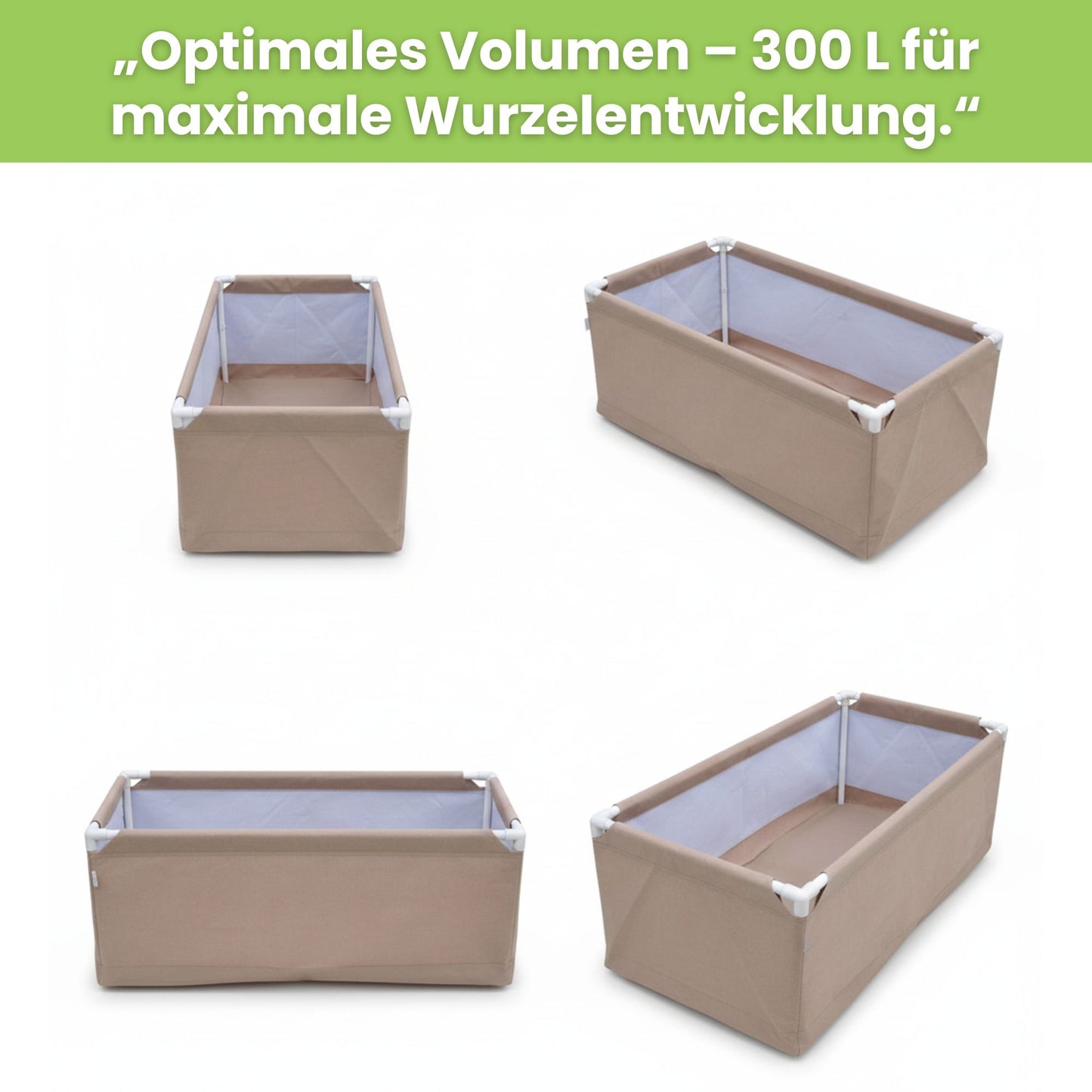 Bio2Grow Living Soil Beet 120x60x45 cm – Hochwertiges Pflanzbeet für Indoor & Outdoor