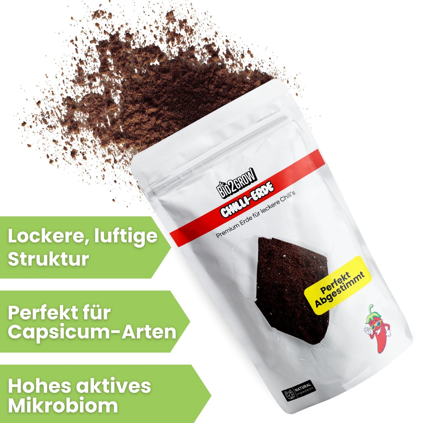 Bio2grow Chilli Erde