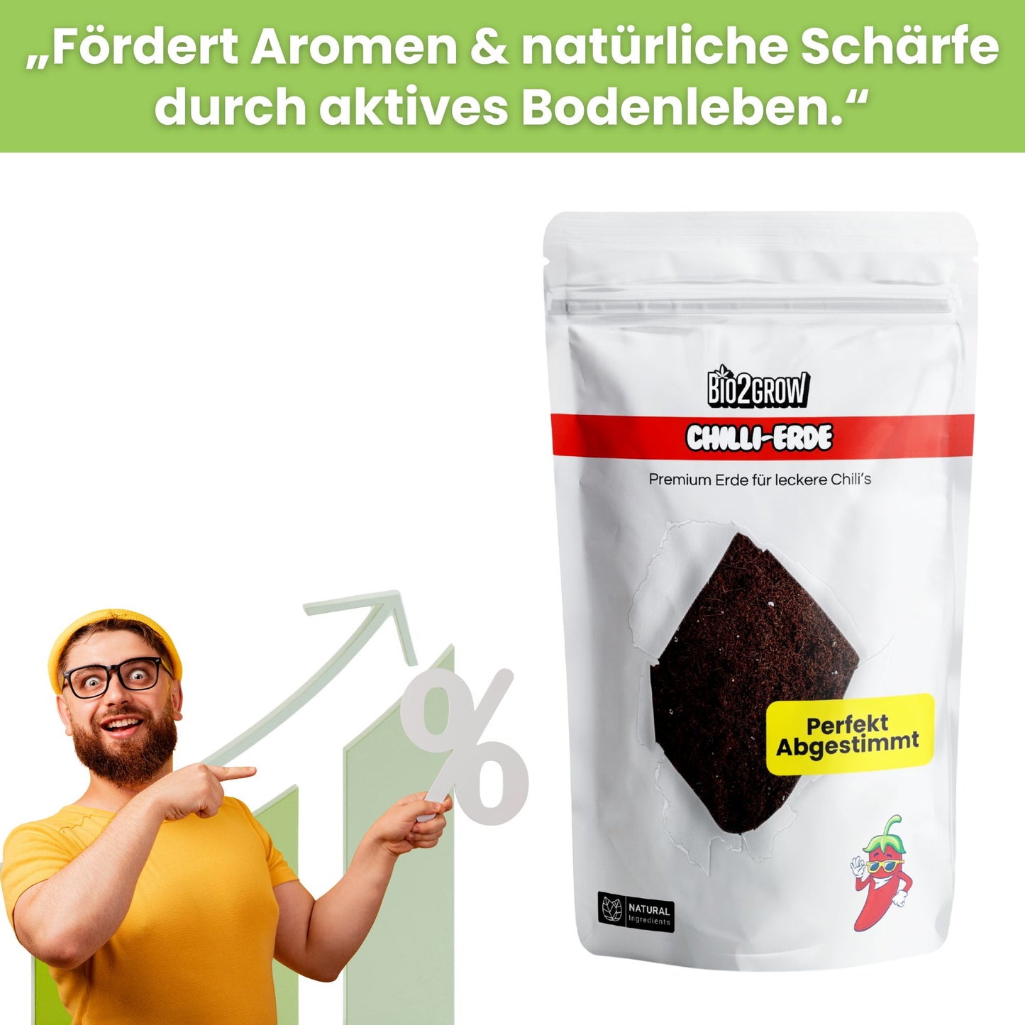 Bio2grow Chilli Erde