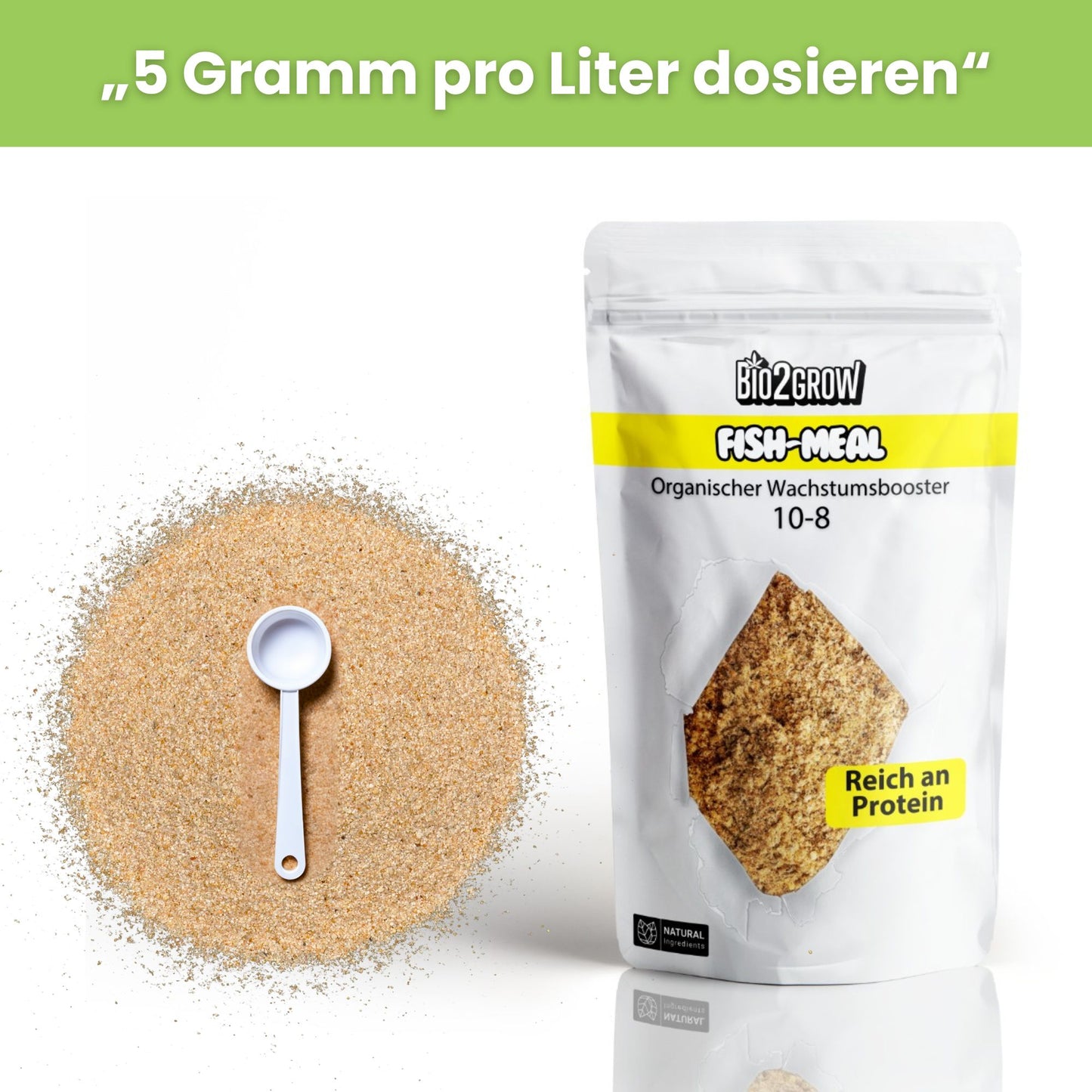 Bio2Grow Fish Meal – Hochwirksamer organischer Stickstoff- & Phosphordünger