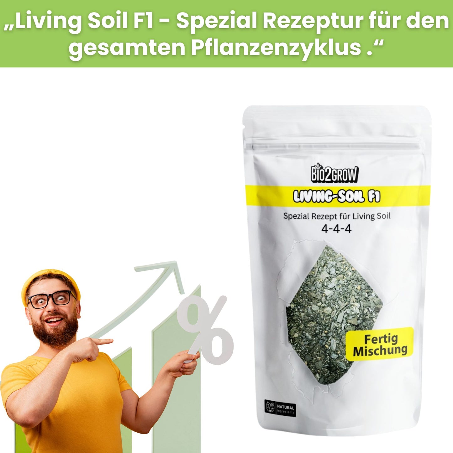 Bio2Grow Living Soil F1 – Verwandelt jede Erde in hochwertige Living Soil