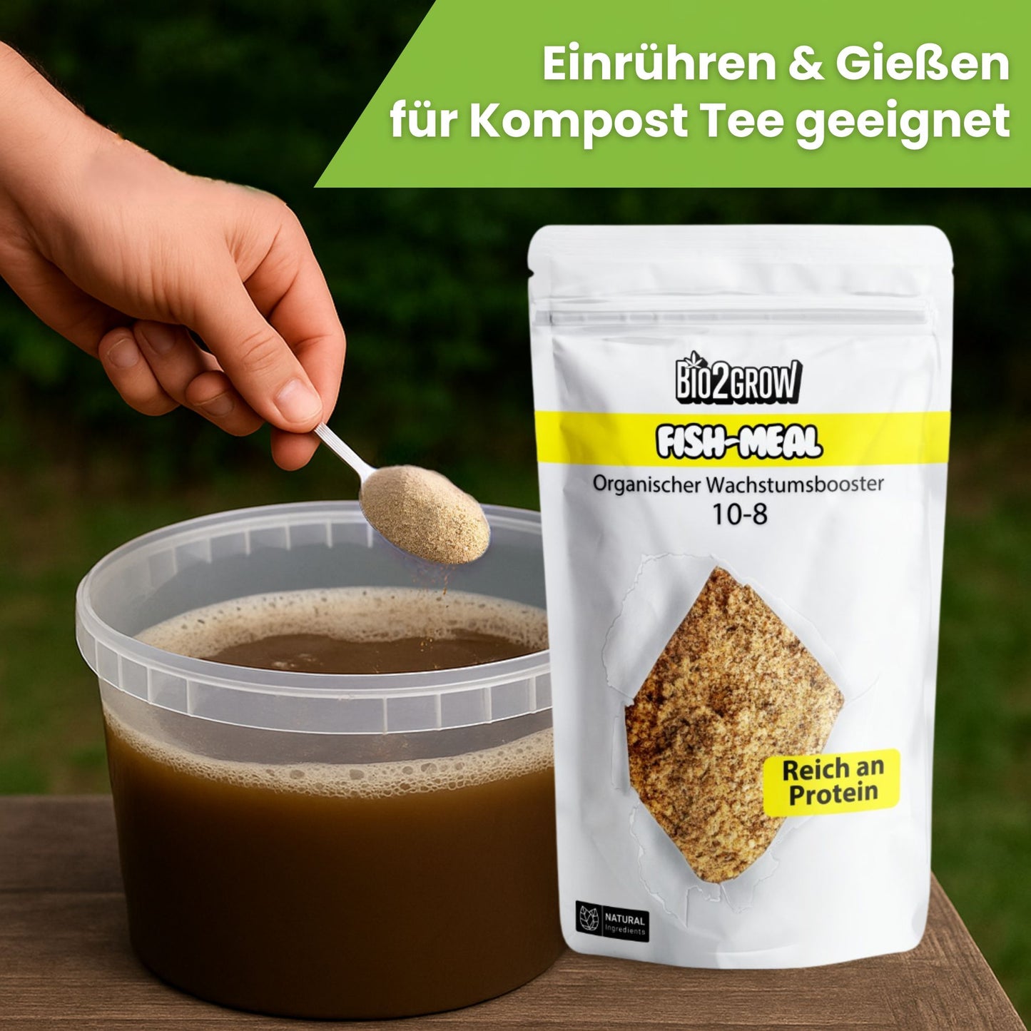 Bio2Grow Fish Meal – Hochwirksamer organischer Stickstoff- & Phosphordünger