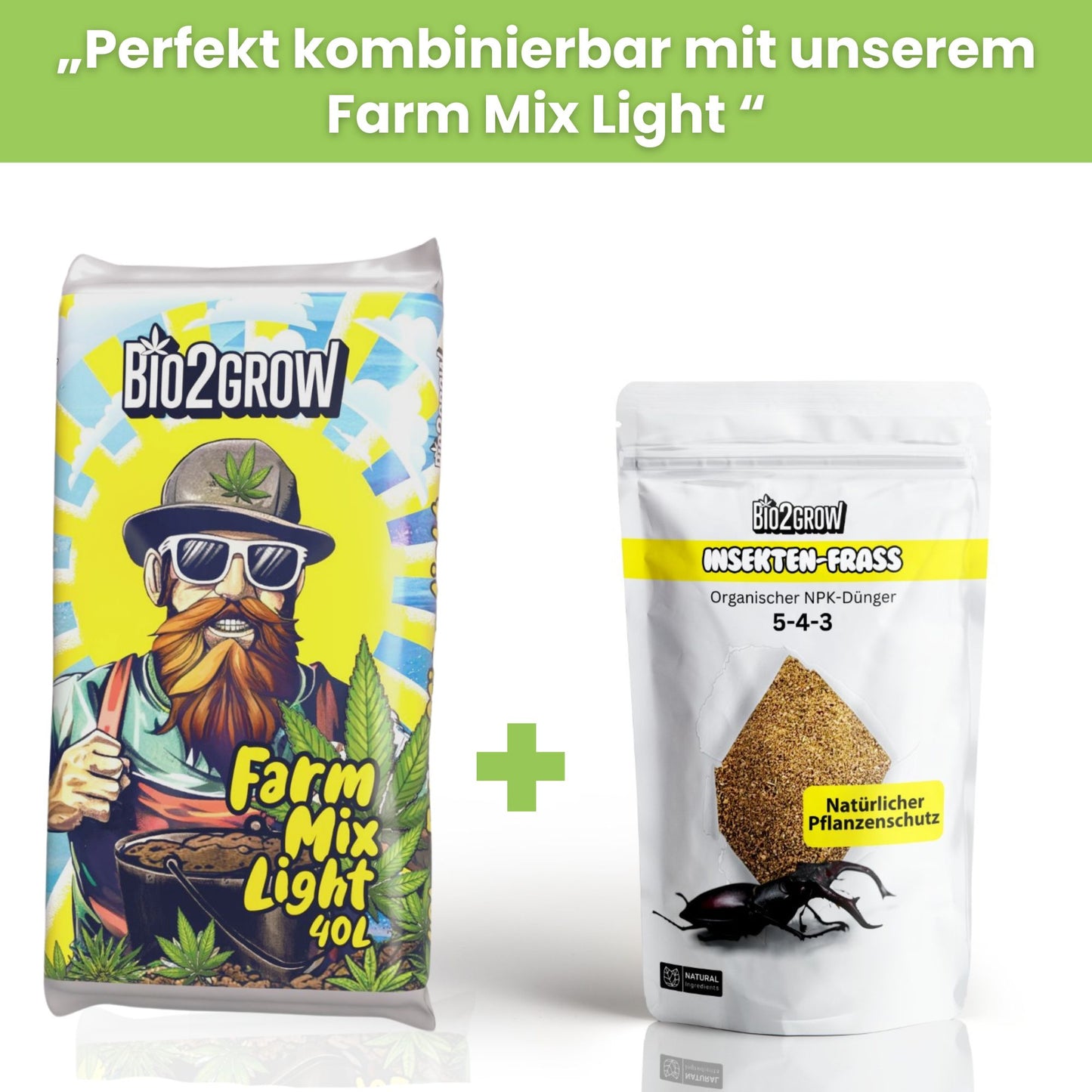 Bio2Grow Insektenfrass – Natürlicher Bodenaktivator für gesundes Pflanzenwachstum