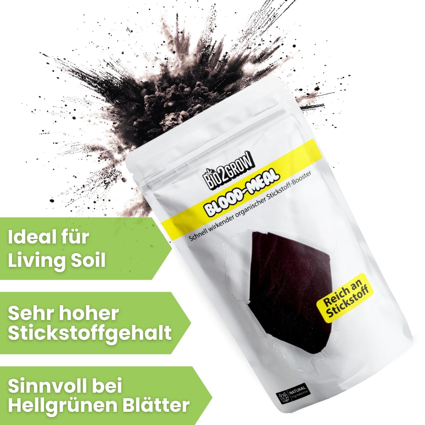 Bio2Grow Blood Meal – Natürlicher Stickstoff-Booster für kräftiges Wachstum