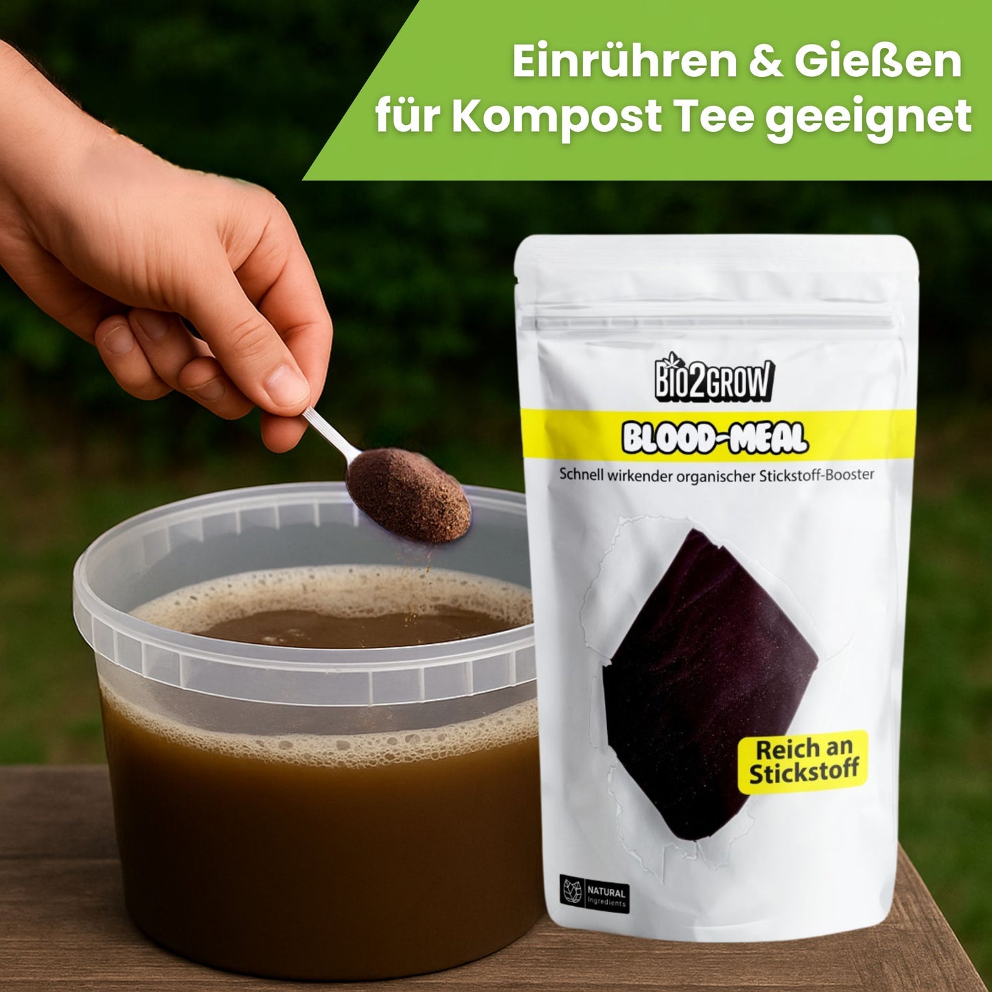 Bio2Grow Blood Meal – Natürlicher Stickstoff-Booster für kräftiges Wachstum