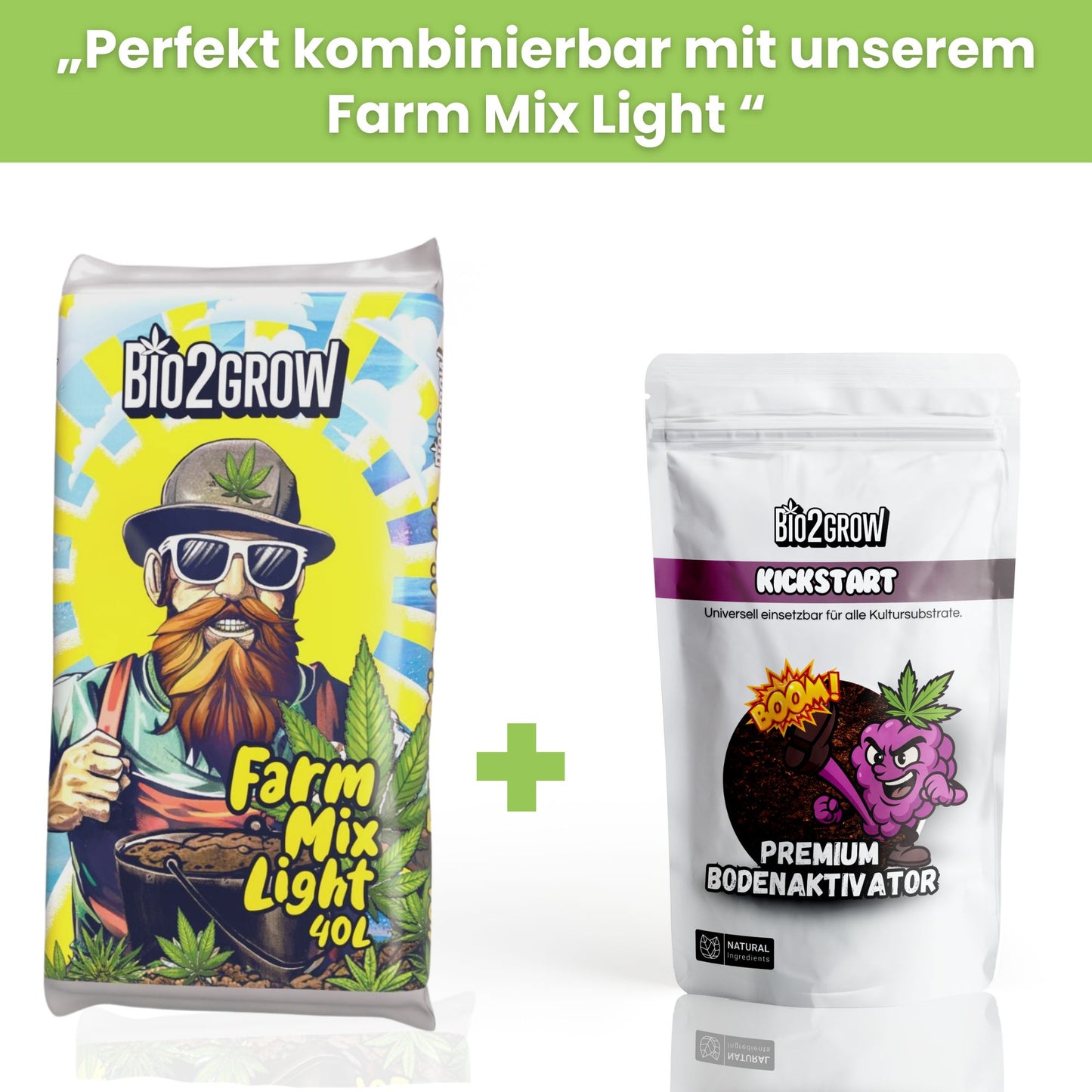 Bio2grow Kickstart – Bringt ausgelaugte Erde wieder zum Leben – Organischer Dünger & Bodenaktivator mit Bakterien – Für Erde & Kokos – Indoor & Outdoor
