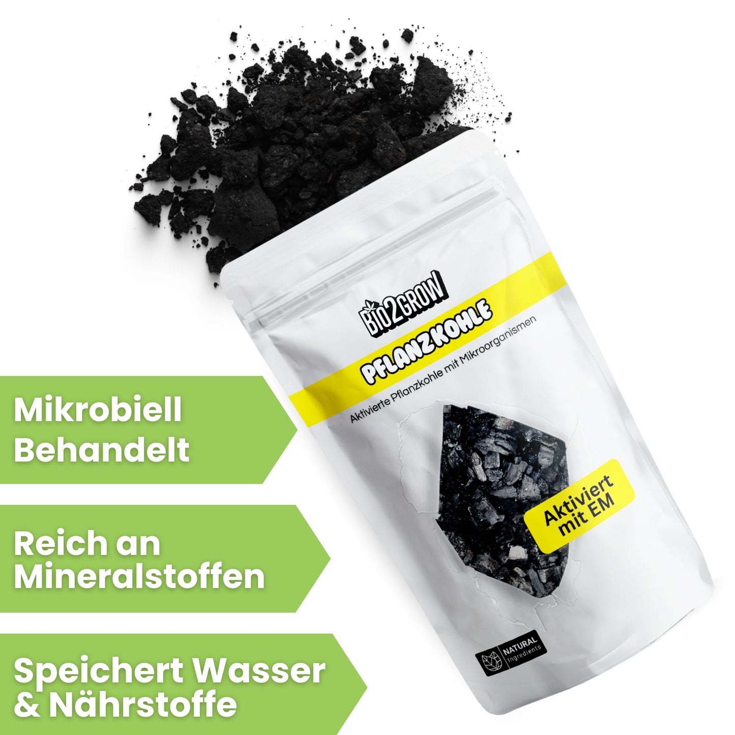 Bio2grow Pflanzkohle