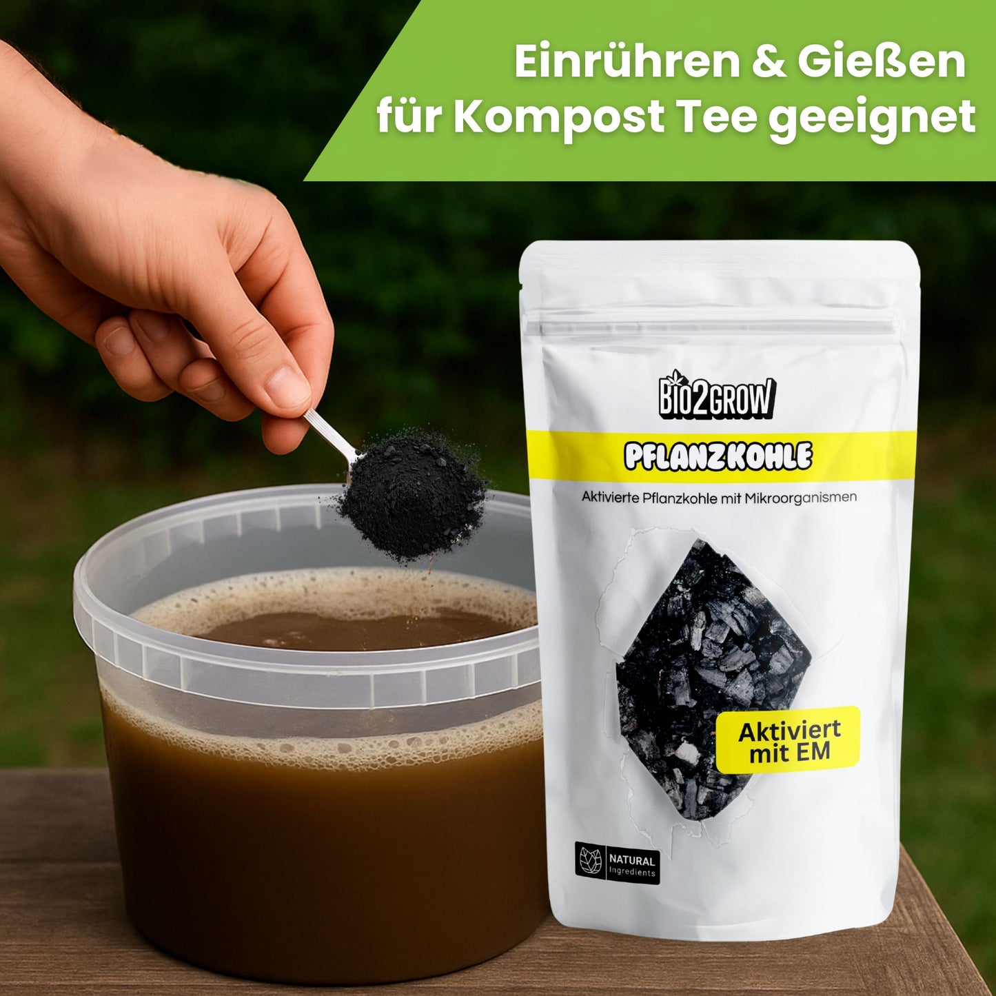 Bio2grow Pflanzkohle