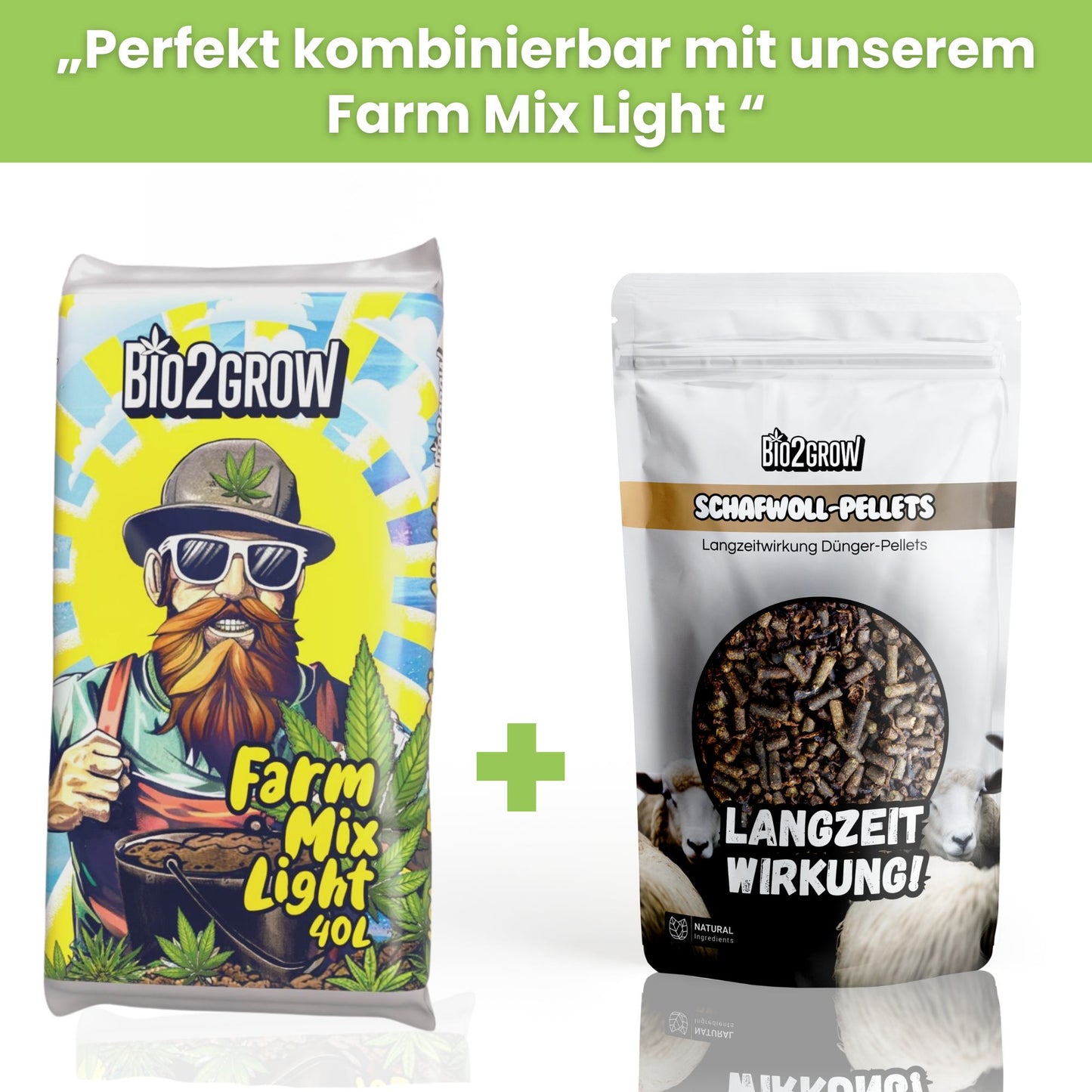 Bio2grow Schafwoll Dünger Pellets