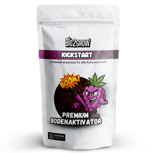 Bio2grow Kickstart – Bringt ausgelaugte Erde wieder zum Leben – Organischer Dünger & Bodenaktivator mit Bakterien – Für Erde & Kokos – Indoor & Outdoor