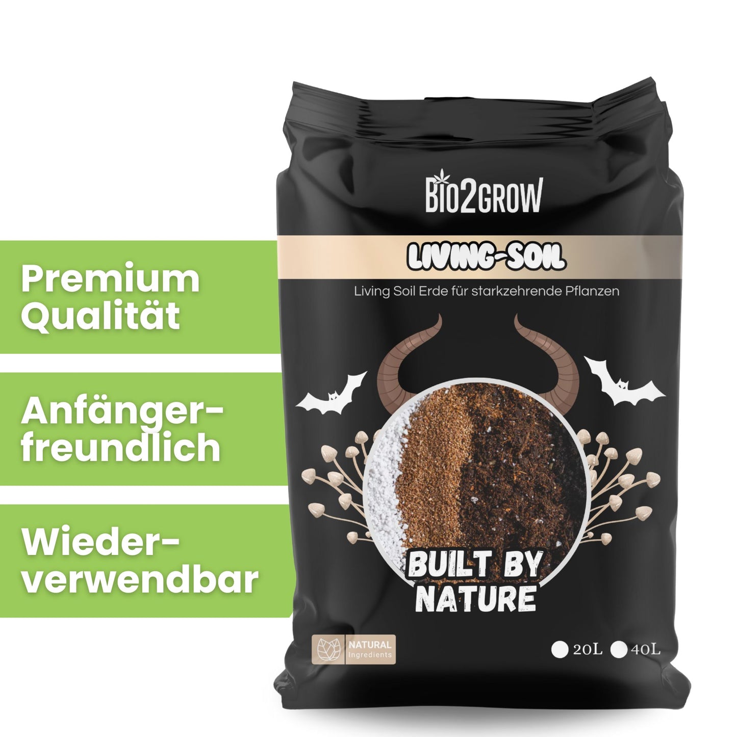 Bio2grow Living Soil - Lebende Erde