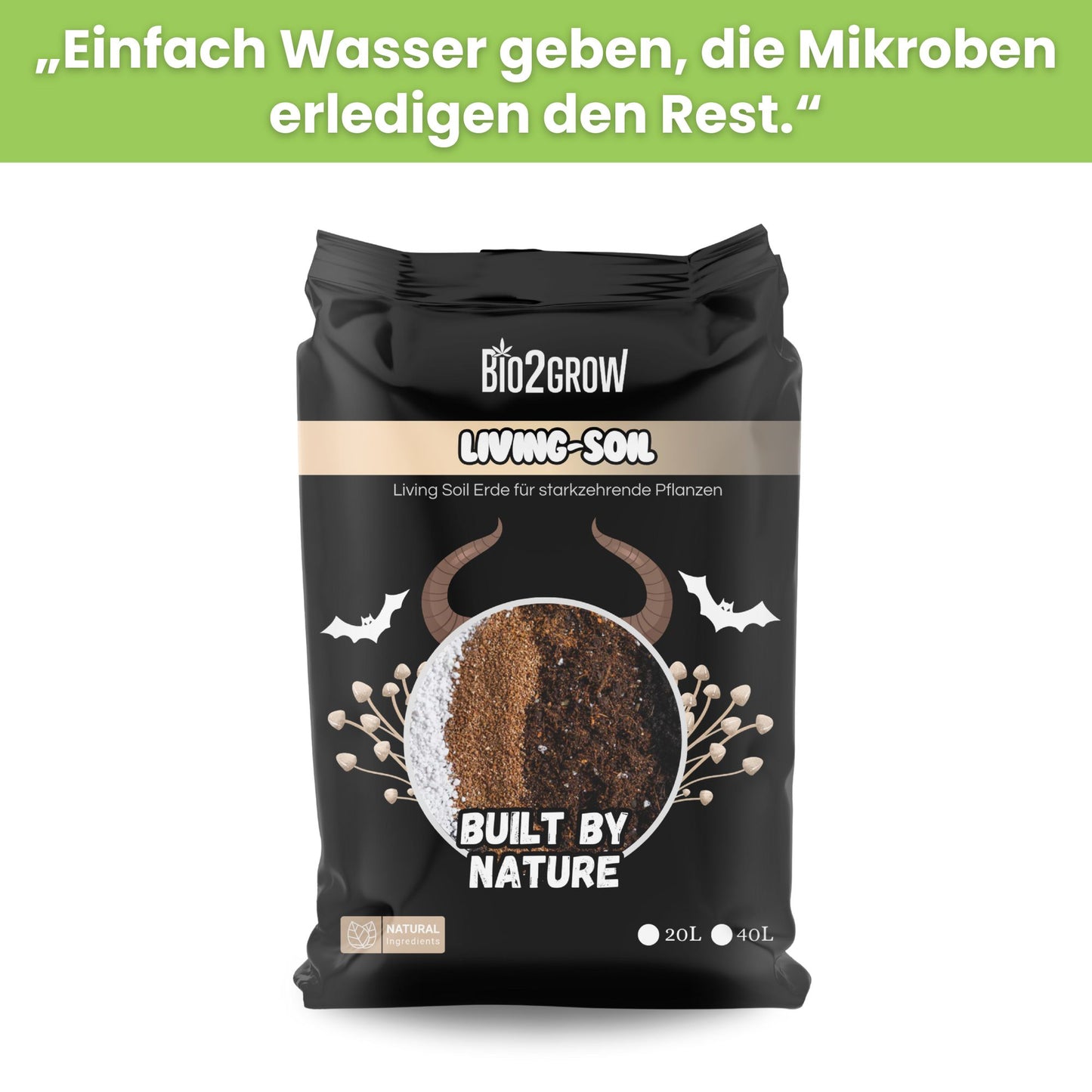 Bio2grow Living Soil - Lebende Erde
