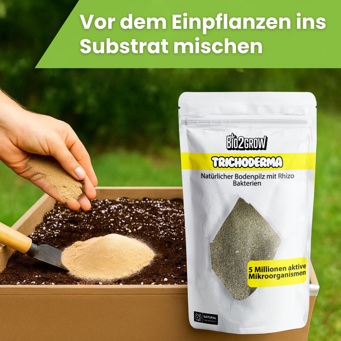 Bio2Grow Trichoderma – Natürlicher Bodenvitalisierer für kräftiges Pflanzenwachstum