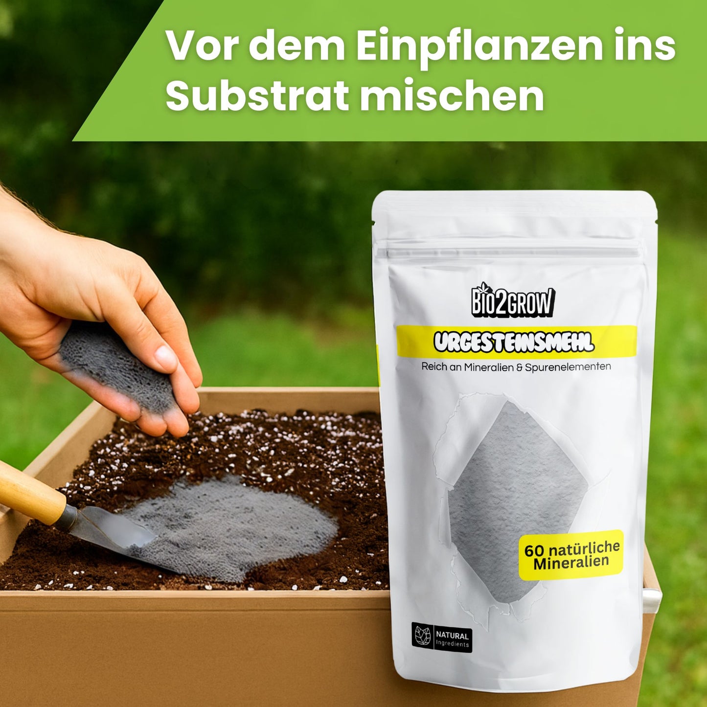 Bio2grow Urgesteinsmehl