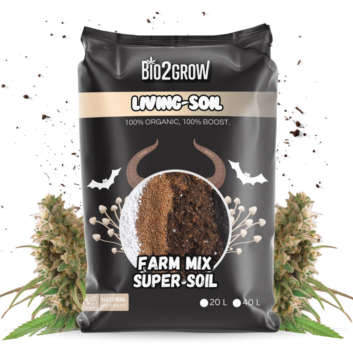 Bio2grow Living Soil - Lebende Erde
