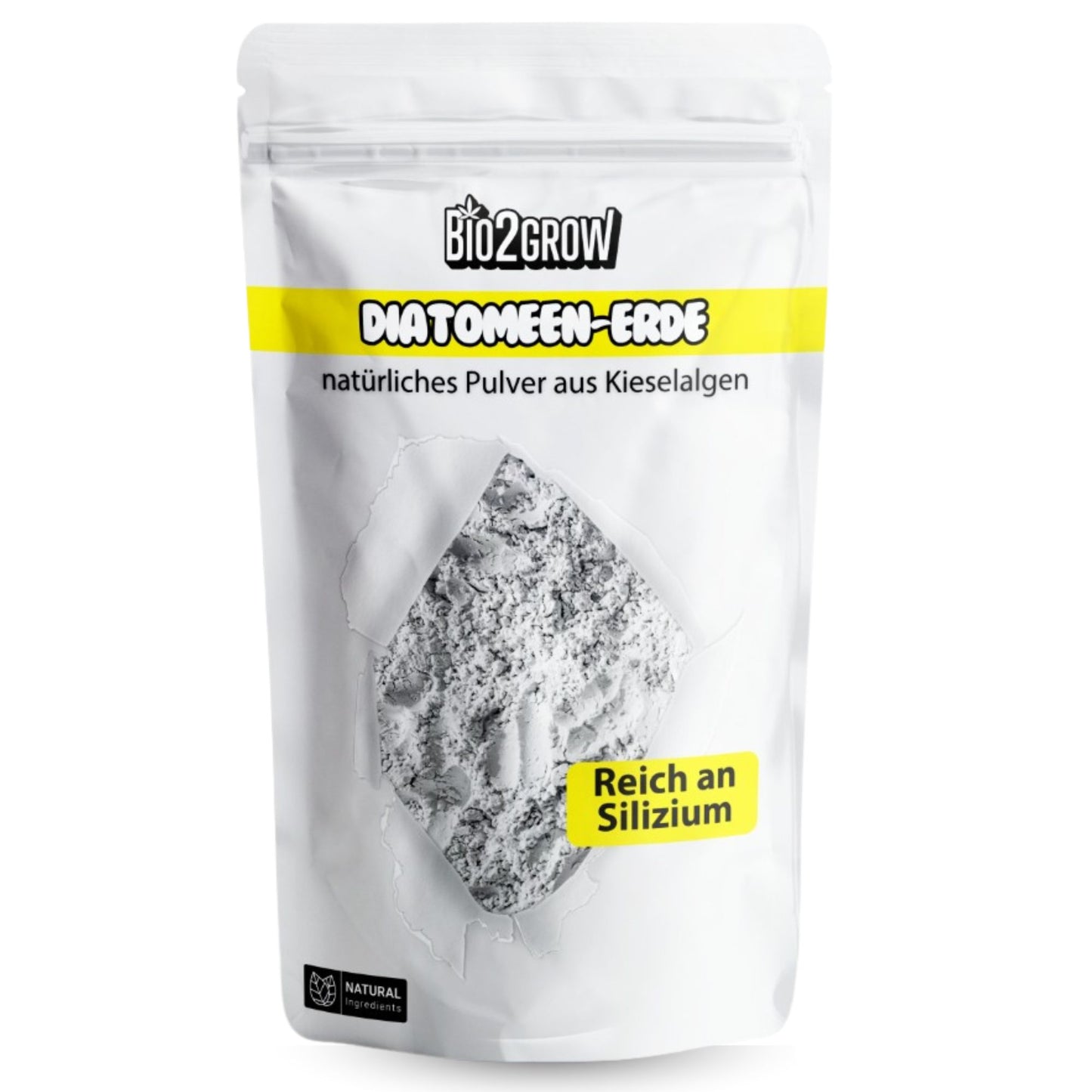 Bio2Grow Diatomenerde – Natürliches Silizium-Pulver für starke Pflanzen & gesunden Boden