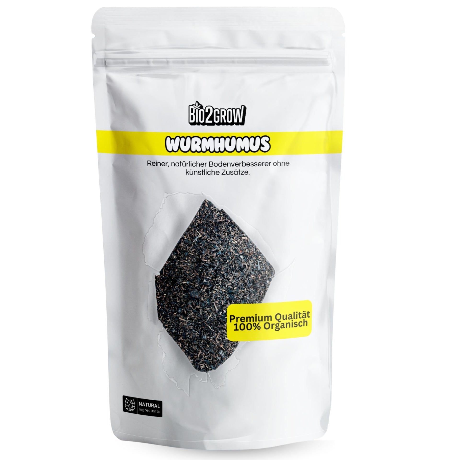 Bio2grow Wurmhumus – Natürlicher Dünger für kräftiges Pflanzenwachstum